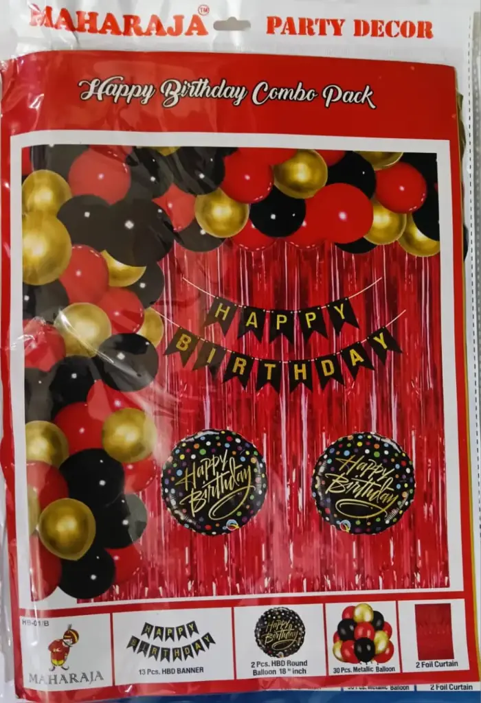 Happy Birthday Kit big (red)