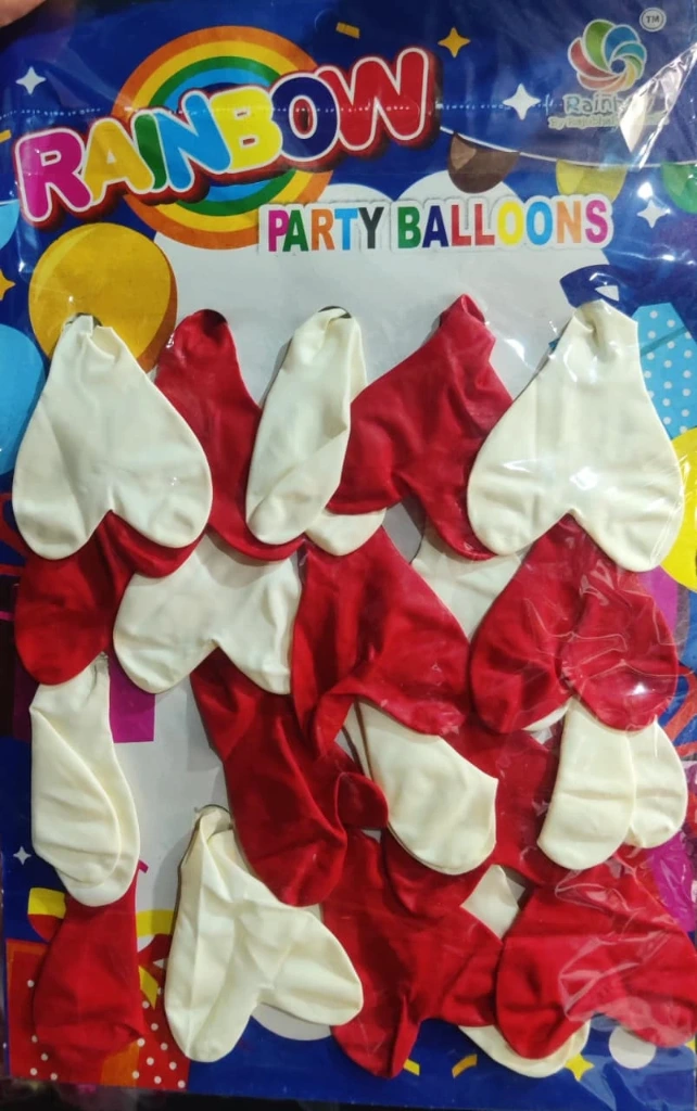 Red/White 20pic Heart 