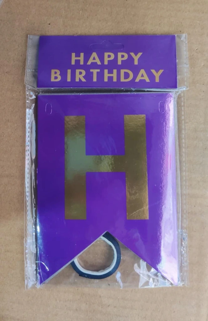 Happy Birthday Banner 20 (puple)