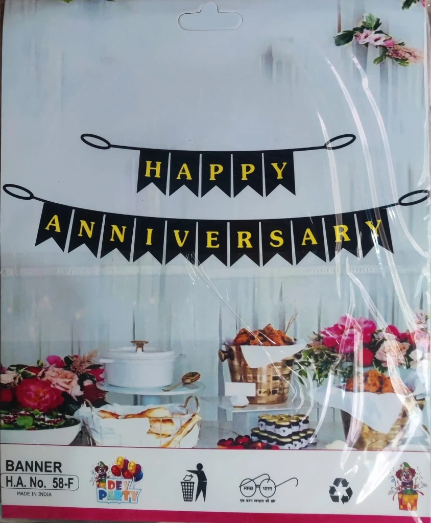 Happy anniversary Full Banner   (black)