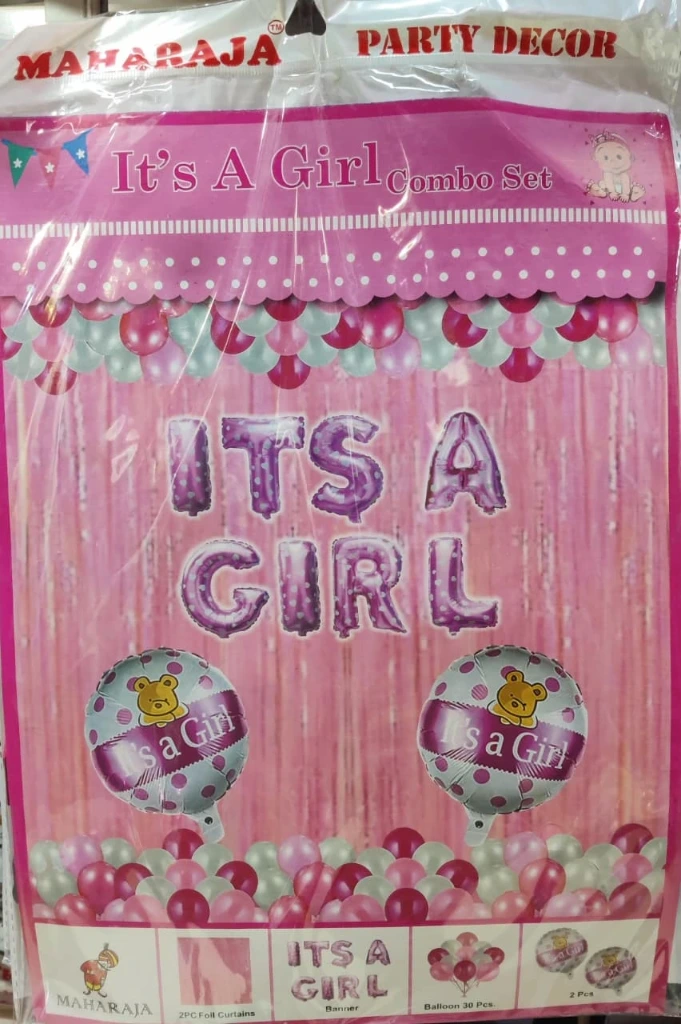 It's Girl/It's boy foil kit (pink)
